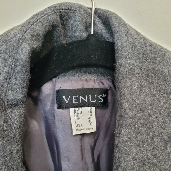 Venus trench coat, grey, size 8 - Picture 2 of 7